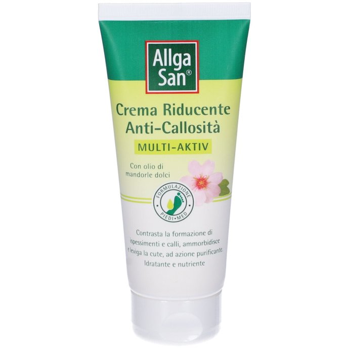 AllgaSan Crema Riducente Anti-Callosità, 100 ml, Crema Piedi Idratante, Nutriente, Anti-Callosità