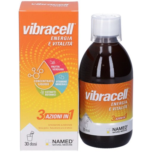 Named Vibracell Integratore Multivitaminico Concentrato 300 ml – Energia e Sistema Immunitario