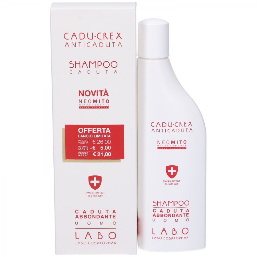 Labo Shampoo Cadu-Crex Anti-Caduta Neo-MITO - Caduta Abbondante Uomo - 150ml