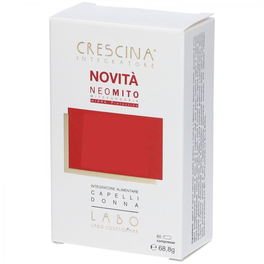 Labo Crescina Ri-Crescita Neo-Mito Donna – Integratore Capelli, 60 Compresse