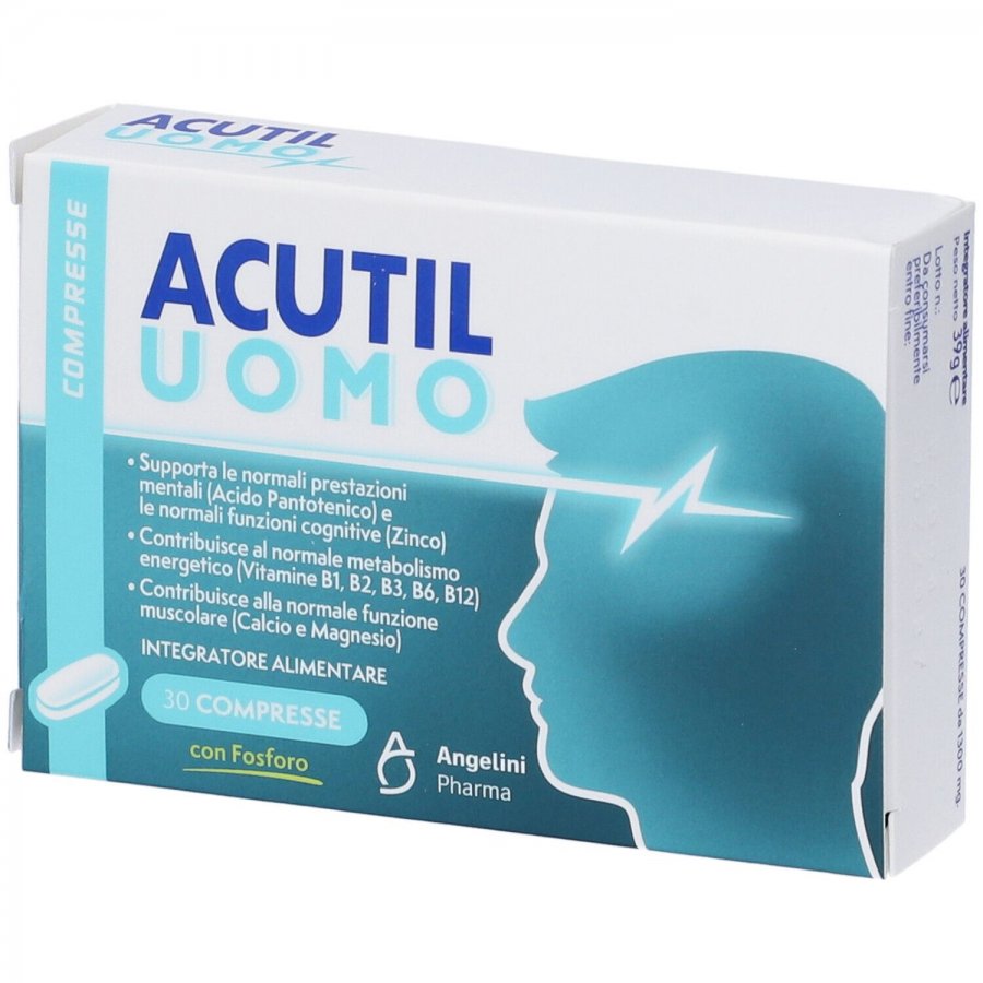 Acutil Uomo 30 Compresse - Integratore alimentare per il benessere maschile