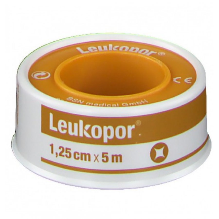 Leukopor Cerotto Rocchetto 1,25x500cm - Soluzione Delicata in TNT per Pelli Sensibili