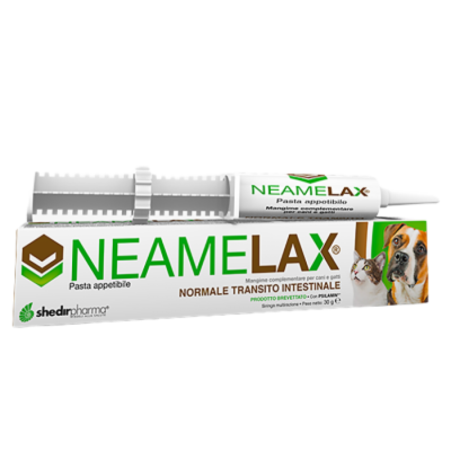 Neamelax Pasta Appetibile per Cani e Gatti 30g - Mangime Complementare per la Salute Digestiva degli Animali