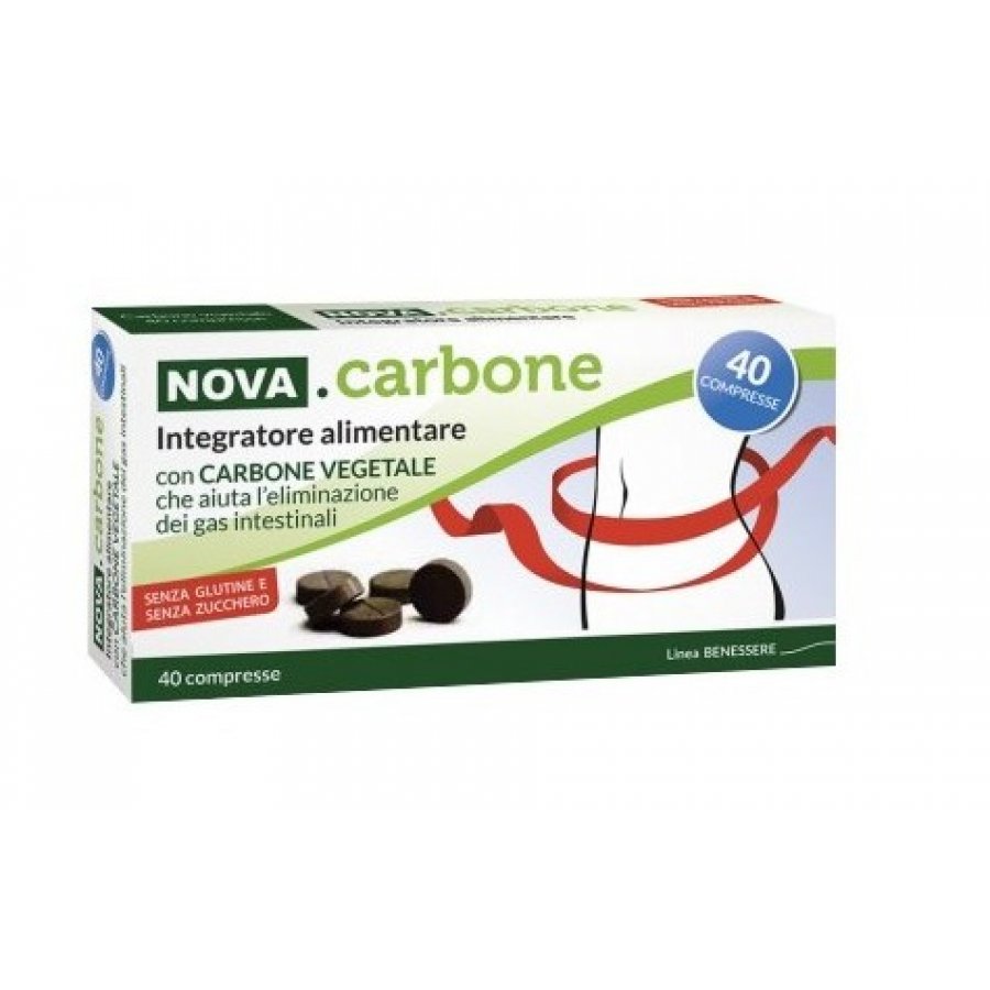 Nova Carbone Vegetale 40 Compresse