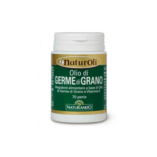 Naturando Olio di Germe di Grano - Integratore per il Metabolismo dei Lipidi - Flacone da 70 perle