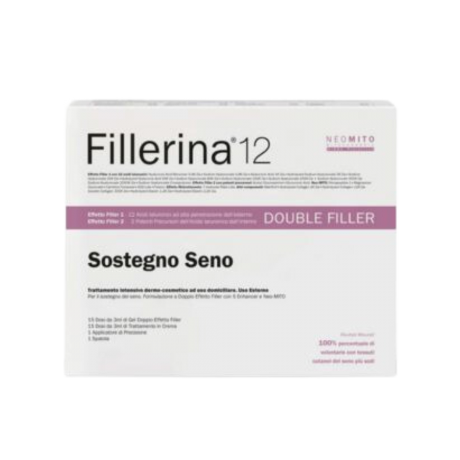 Fillerina 12 Double Filler Sostegno Seno- Labo - Trattamento Intensivo Dermo-Cosmetico - 15 Dosi da 3ml