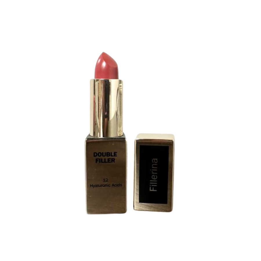 Fillerina Double Filler 12 Hyaluronic Acids Creamy Lipstick - 406 Virna - Labo - Rossetto Volumizzante -4.2g