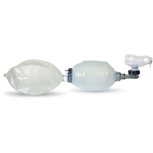 Safety Pallone Monouso per Rianimazione con Maschera, 1 Pezzo - Dispositivo per Emergenze Mediche