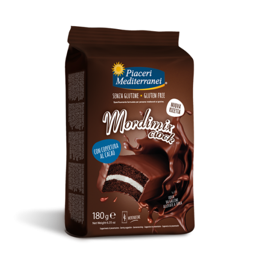 Piaceri Mediterranei Mordimix Ciok Multipack 4x45g - Merendine senza glutine