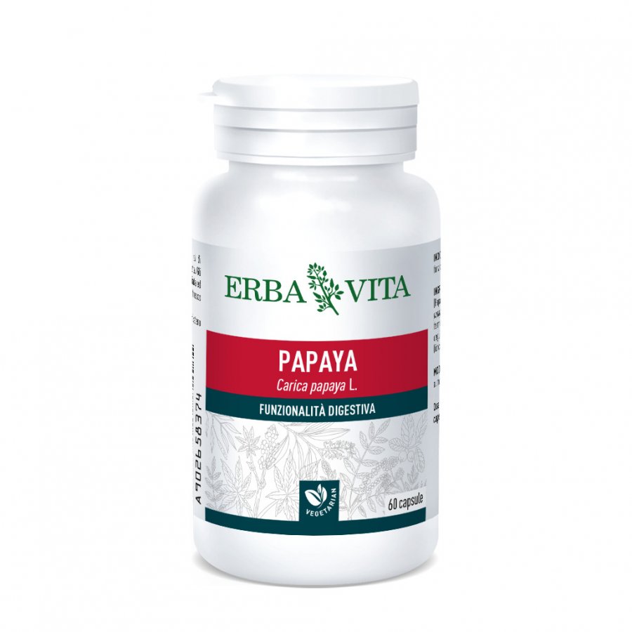 Erba Vita Papaya 60 Capsule - Integratore Alimentare a base di Papaya