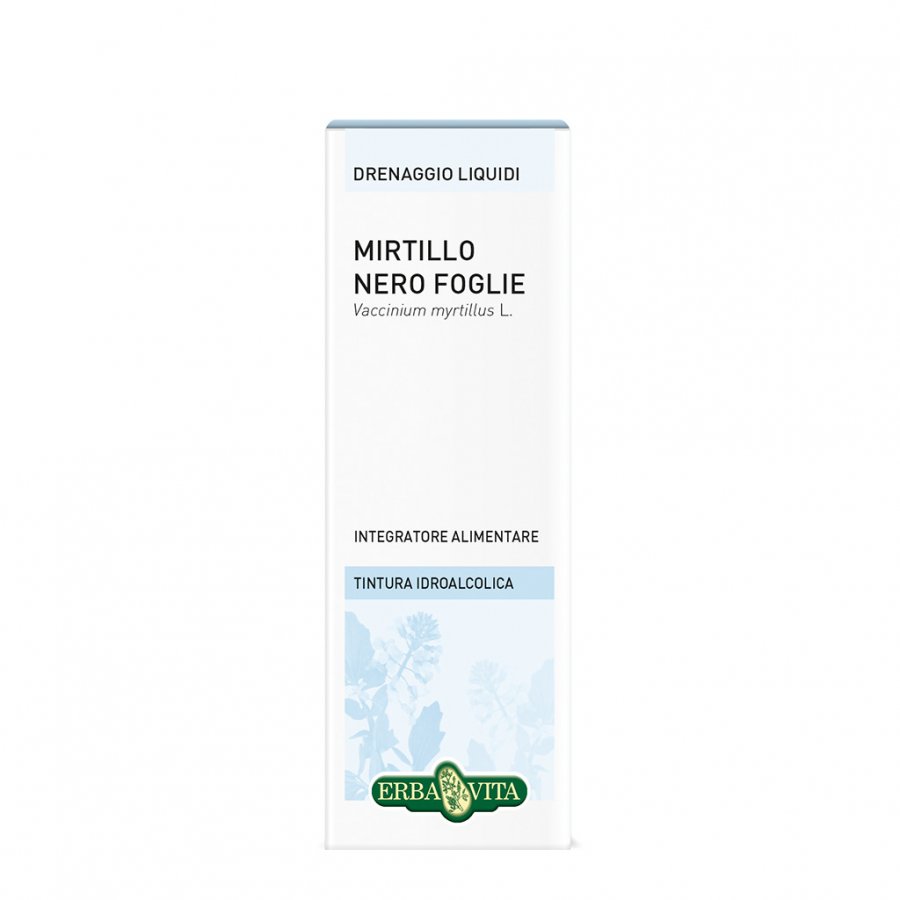 Mirtillo Nero Foglie Tintura Idroalcolica 50 ml - Tintura Idroalcolica Erba Vita