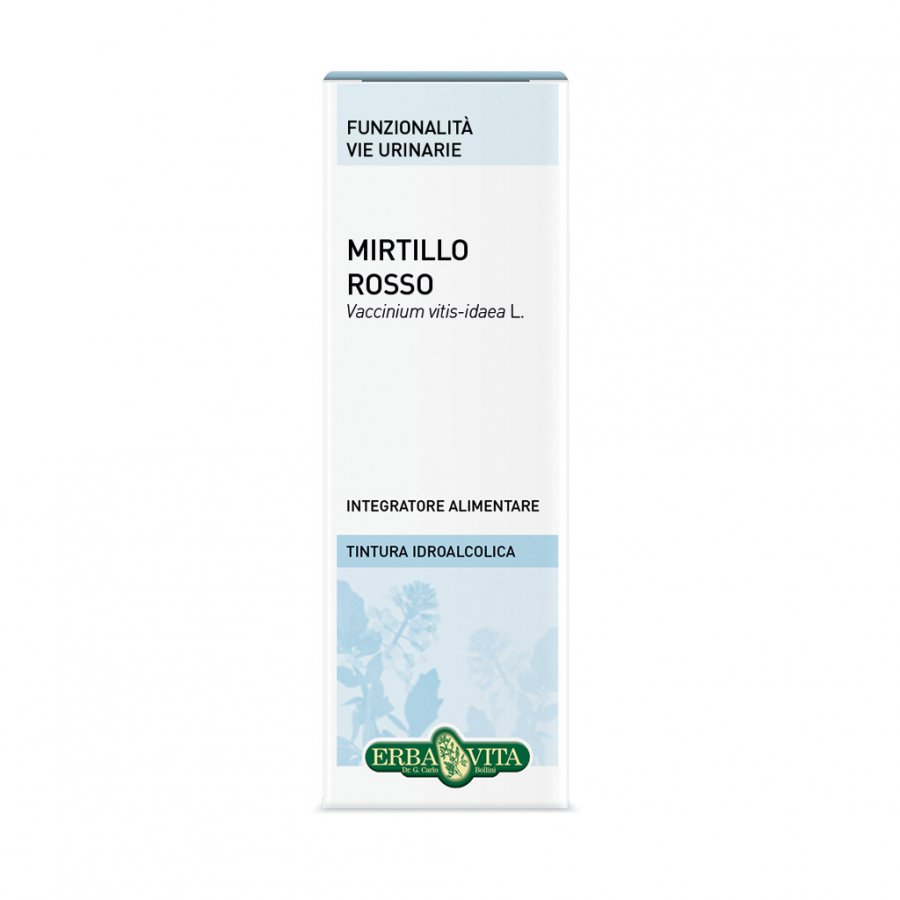 Mirtillo Rosso Foglie Tintura Idroalcolica 50 ml - Integratore naturale per il benessere delle vie urinarie