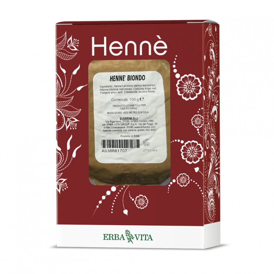 Erba Vita - Henne Colorante Capelli Biondo 100g