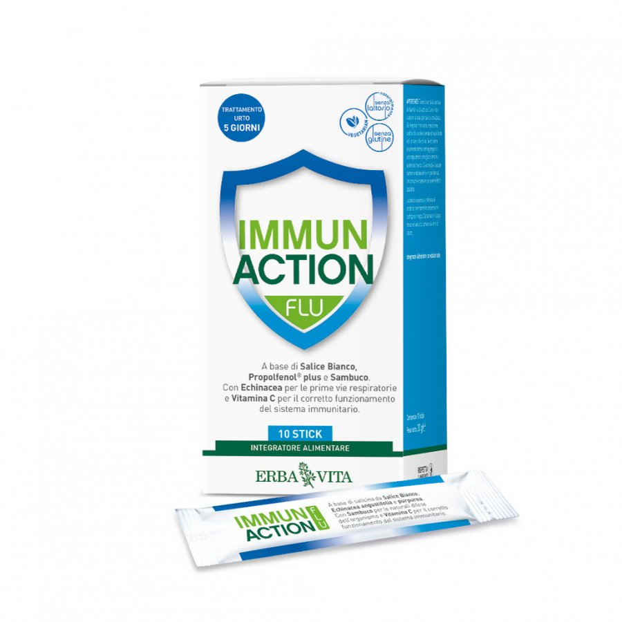 Erba Vita - Immun Action Flu 10 Stick Pack