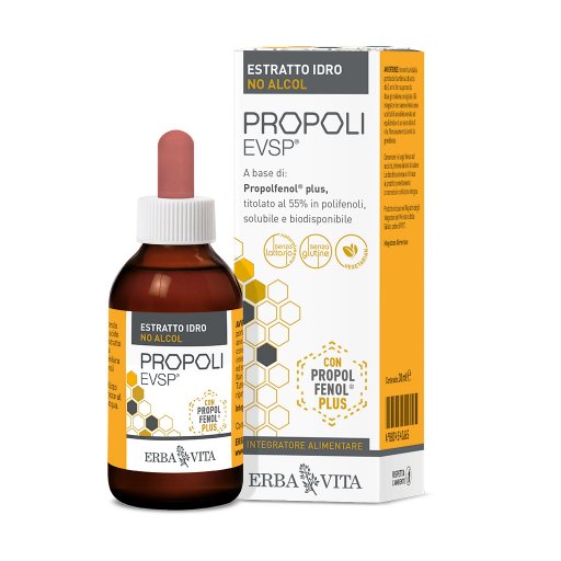 Erba Vita Propoli EVSP Estratto Idro No Alcol 30 ml - Integratore alimentare