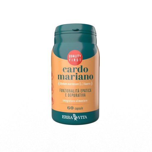 Erba Vita Cardo Mariano 60 Capsule - Integratore Epatico