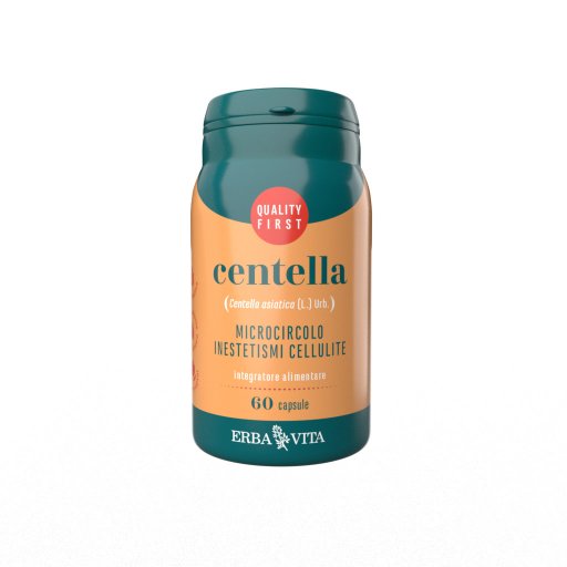 Erba Vita - Centella Integratore microcircolo 60 capsule: Supporto Naturale per la Circolazione Sanguigna