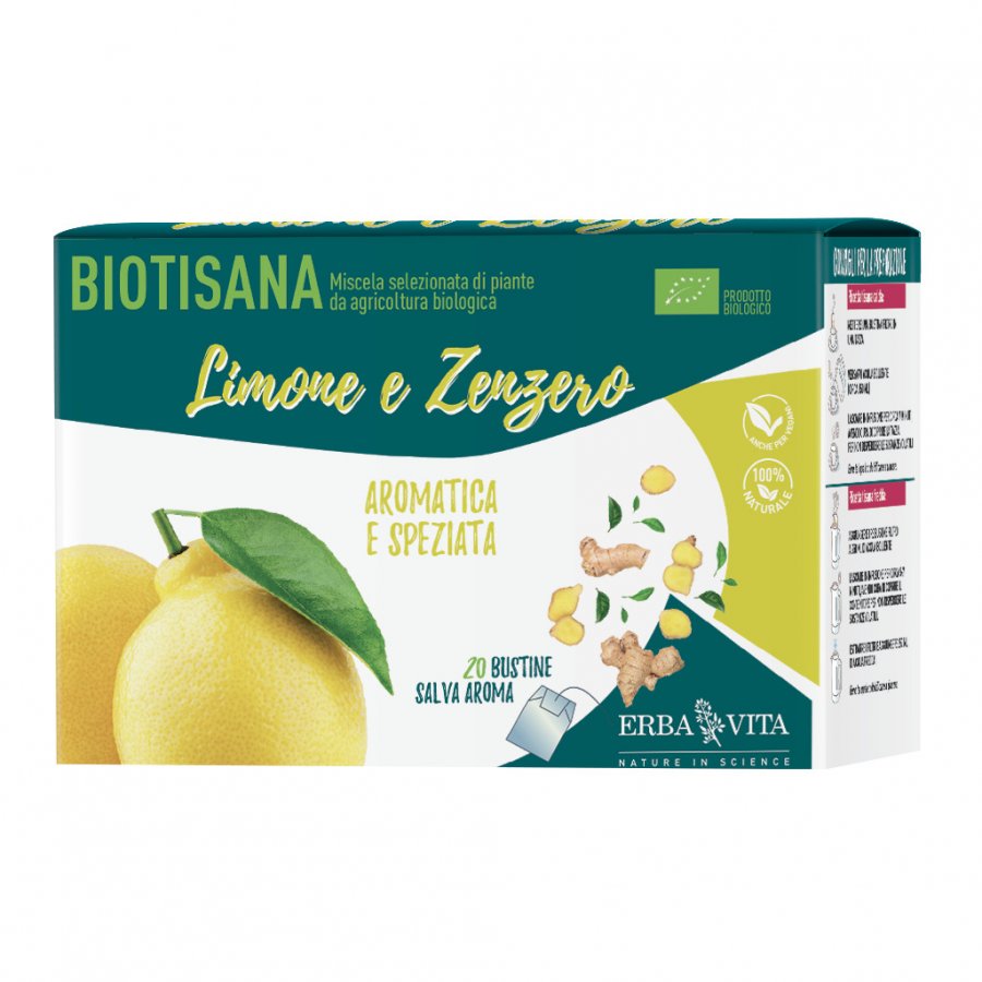  Erba Vita - Biotisana Limone e Zenzero 20 bustine