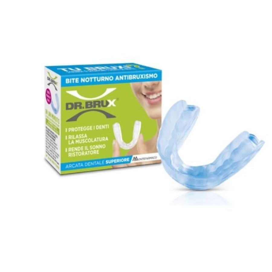 Dr. Brux, Bite Dentale Notte Modellante Arcata Superiore, 1 Pezzo
