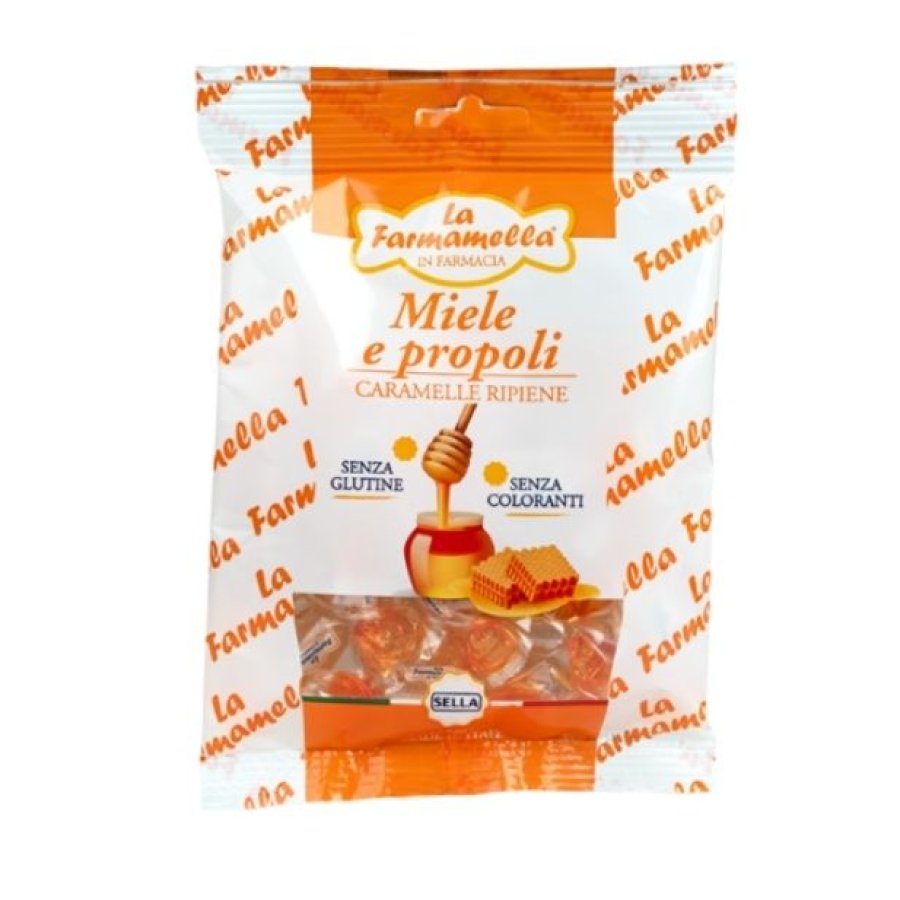 Farmamella, Caramelle Ripiene Miele e Propoli, 100 g