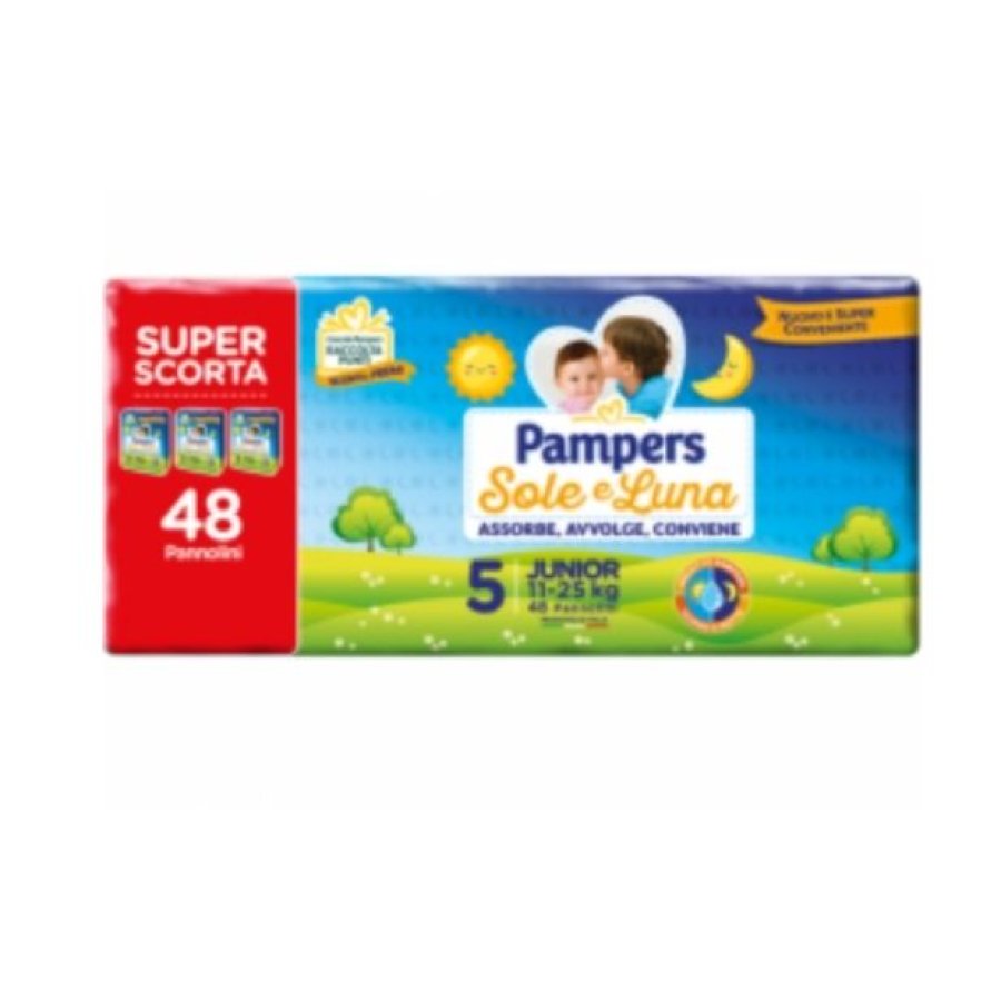 Pampers Sole e Luna Junior, 48 pezzi