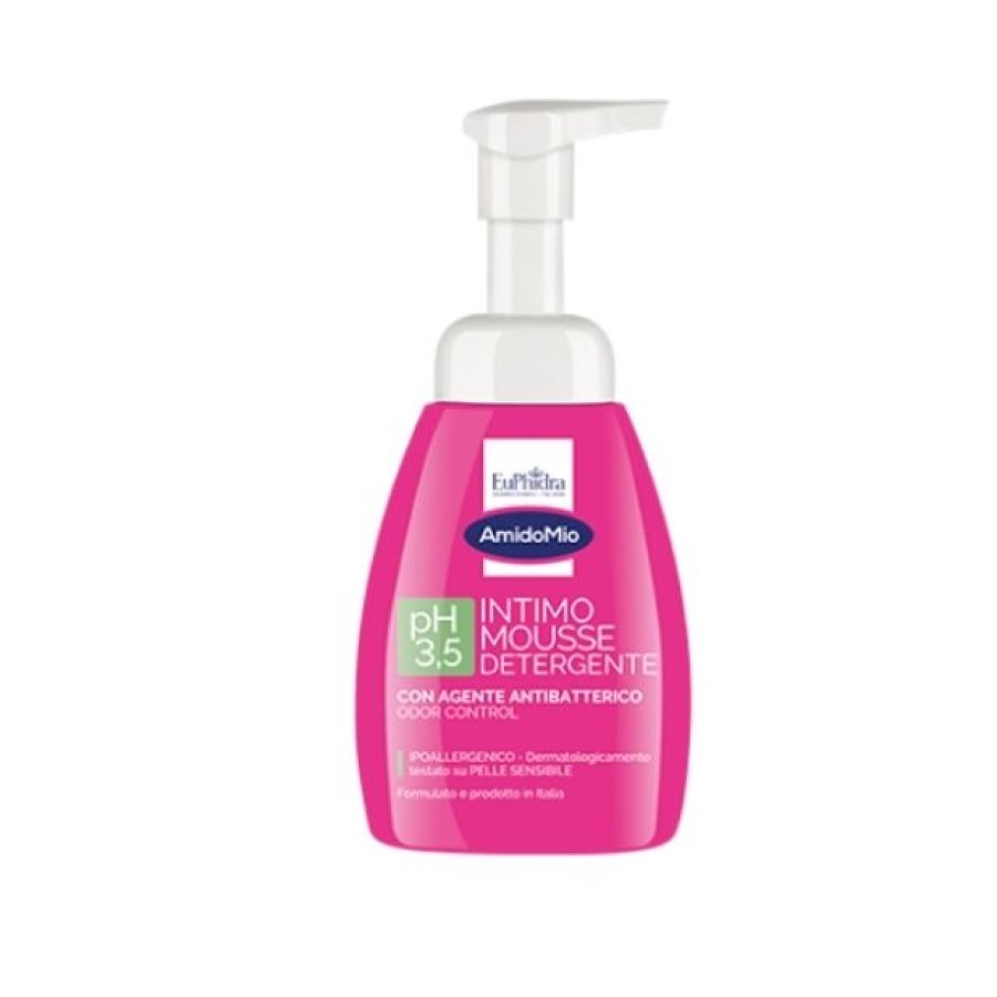 Euphidra AmidoMio, Intimo Mousse Attiva pH 3.5, 250 ml