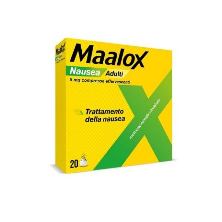 Maalox Nausea 5mg, 20 Compresse Effervescenti