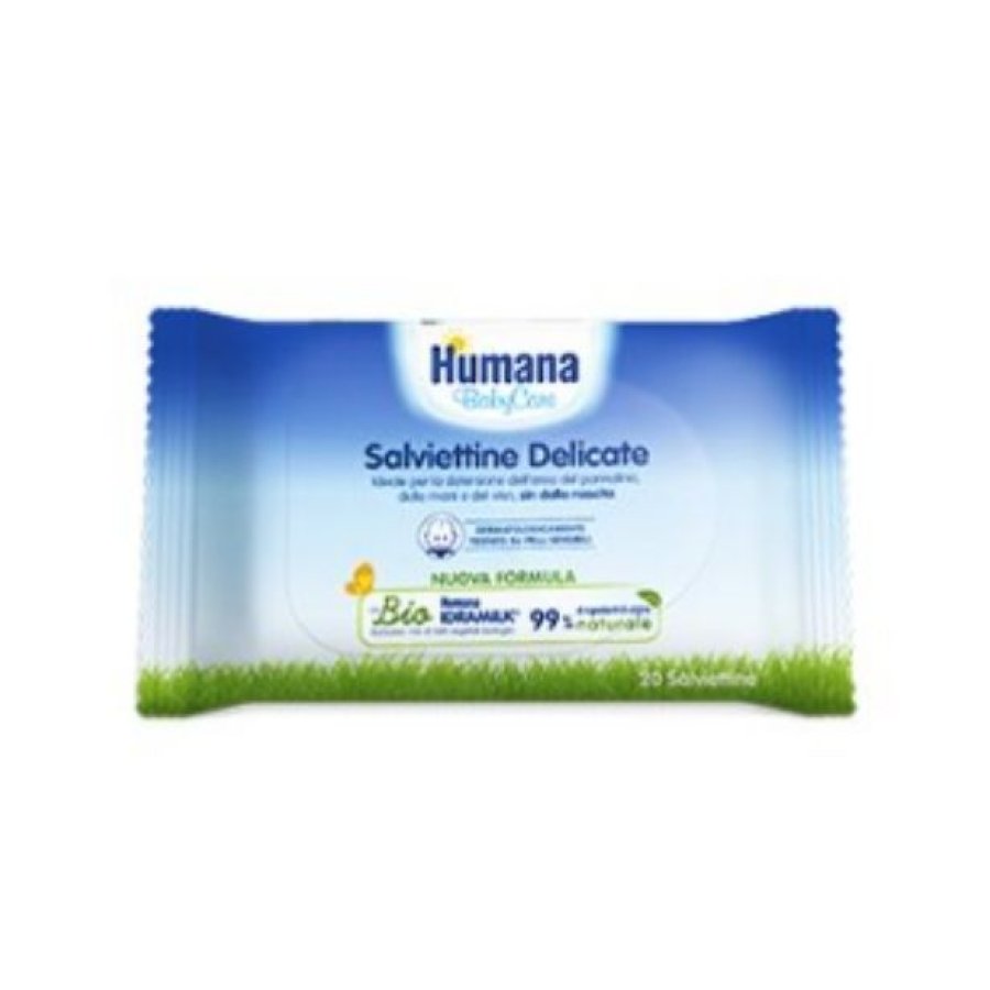 Humana BabyCare, Salviette Delicate, 20 Pezzi