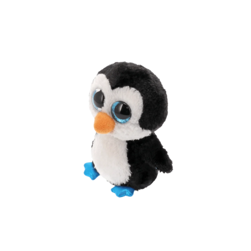 Pupazzo Beanie Boos Waddles, Pinguino Morbido, Peluche 15 cm, Regalo Bambini, Peluche con Poesia