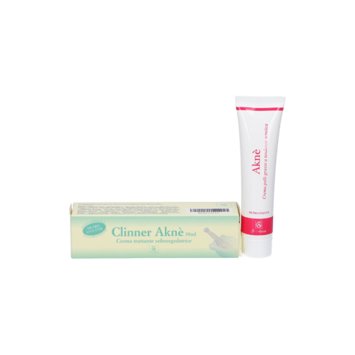 Clinner Akne Crema 30 ml, Trattamento per Pelli Acneiche