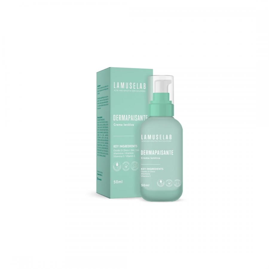 LaMuseLab Crema DermApaisante Protettiva e Lenitiva 50ml - Idratazione e Lenitività per Pelle Sensibile