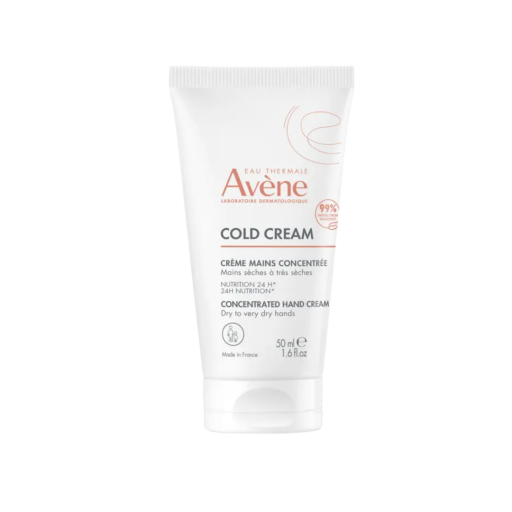 Cold Cream Crema Mani Concentrata Avène, Idratante e Nutriente per Mani Secche e Screpolate, 50ml