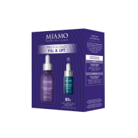 Miamo Protocollo Fill & Lift, Kit Anti-Rughe e Rimpolpante, Collagen Boost Intense Serum 30ml + Multi-Peptide 20% Lifting Serum 10ml, Pelle Distesa e Giovane