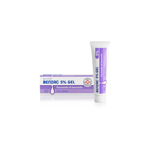 Benzac 5% Gel 40g - Gel per Acne e Disinfezione della Cute con Perossido di Benzoile