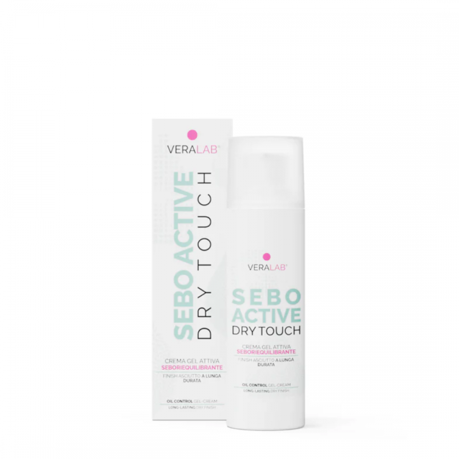 Sebo Active Dry Touch , Crema Gel Sebo Riequilibrante, 30ml, Opacizzante, Pori Ridotti, Effetto Mat