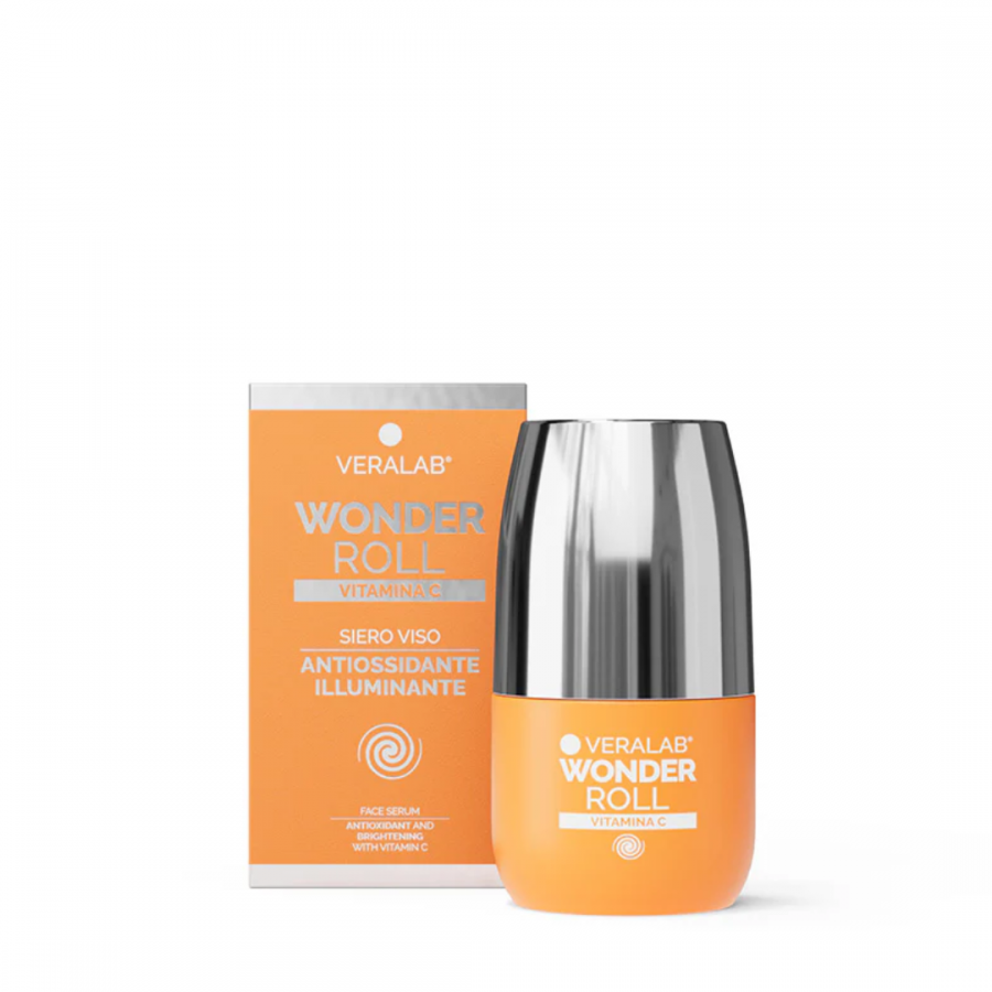 Wonder Roll, Siero Viso con Vitamina C Illuminante, 40ml - Antiossidante e Uniformante