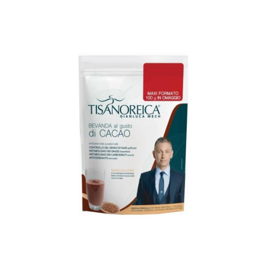 Tisanoreica Bevanda Cacao 500g - Gustosa Bevanda Proteica al Cacao