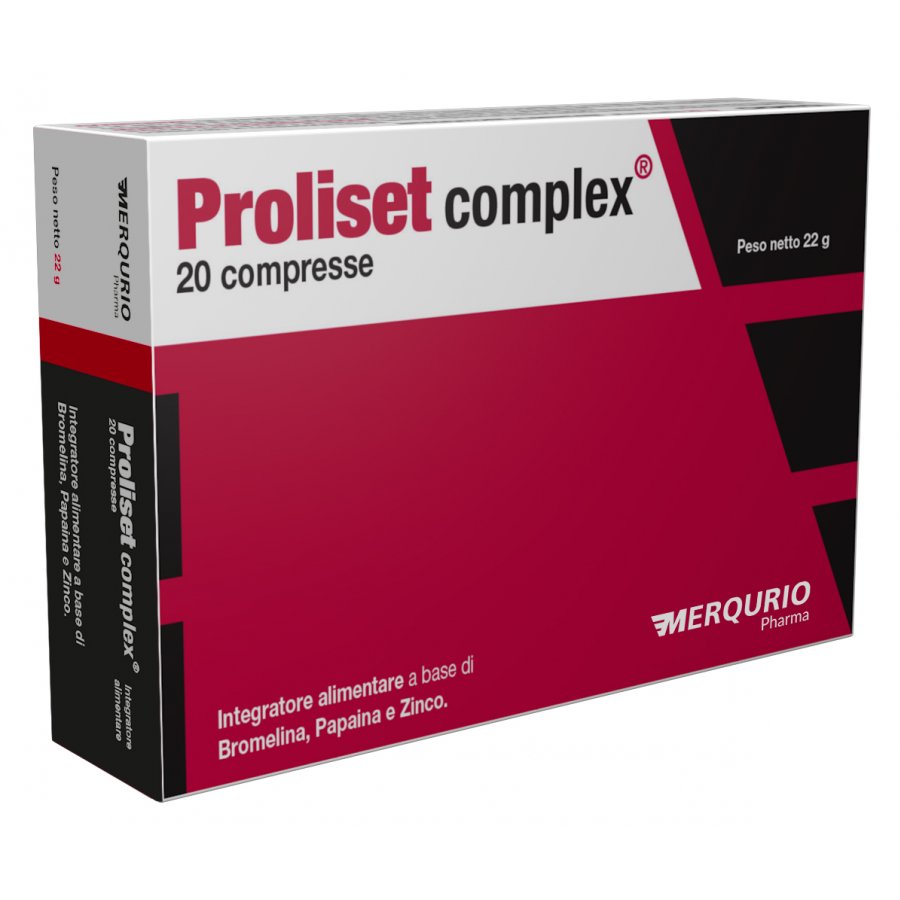 Proliset Complex Integratore Alimentare - 20 Compresse per Carenza di Nutrienti