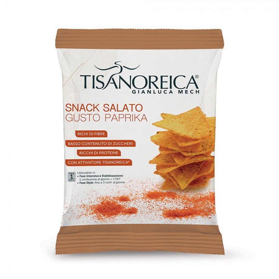 Tisanoreica Mech Chips Paprika 25g - Chips di Soia Speziate