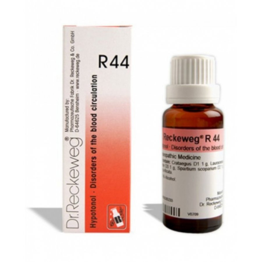 Reckeweg R44 Gocce 22ml - Medicinale Omeopatico per Ipertensione e Astenia