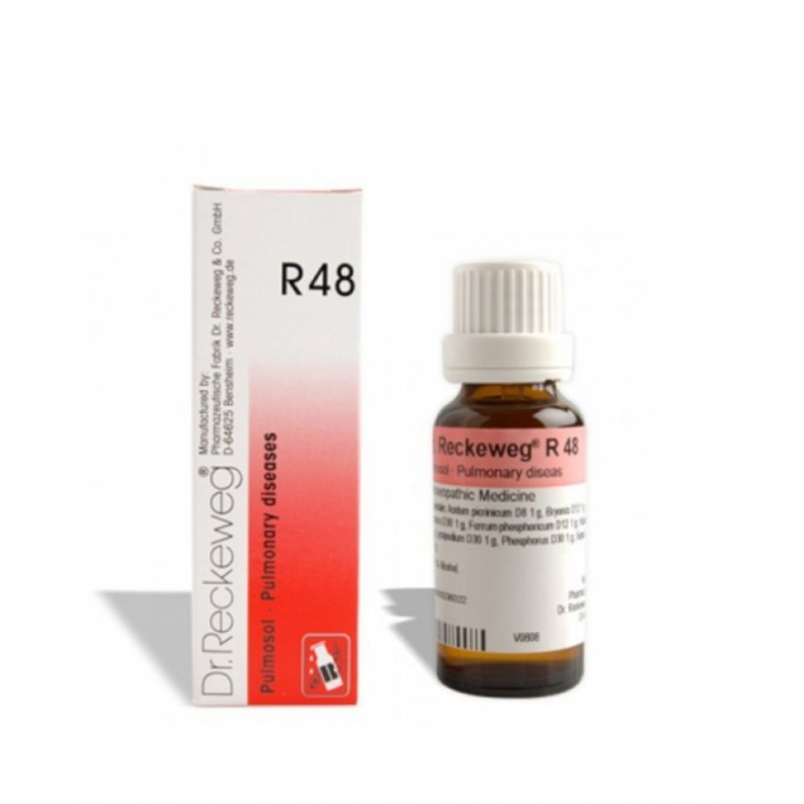Reckeweg R48 Gocce 22ml - Medicinale Omeopatico per Affezioni Respiratorie