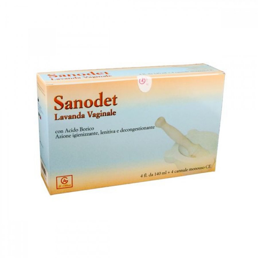 SANODET Lavanda Vaginale 4 flaconi 140ml