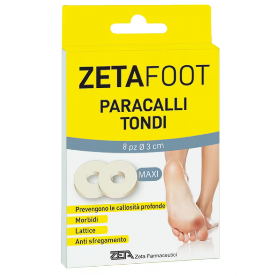 Zeta Foot - Paracallo Grande Tondo in Lattice 8 Pezzi - Protezione Efficace per i Piedi