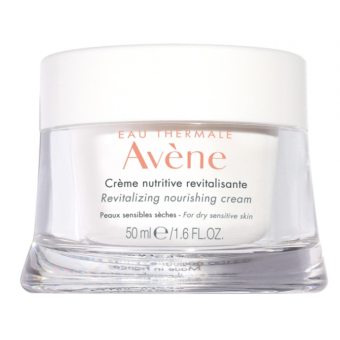 Avene Crema Nutritiva Rivitalizzante 50ml - Crema idratante per pelle secca - Rigenera e rivitalizza