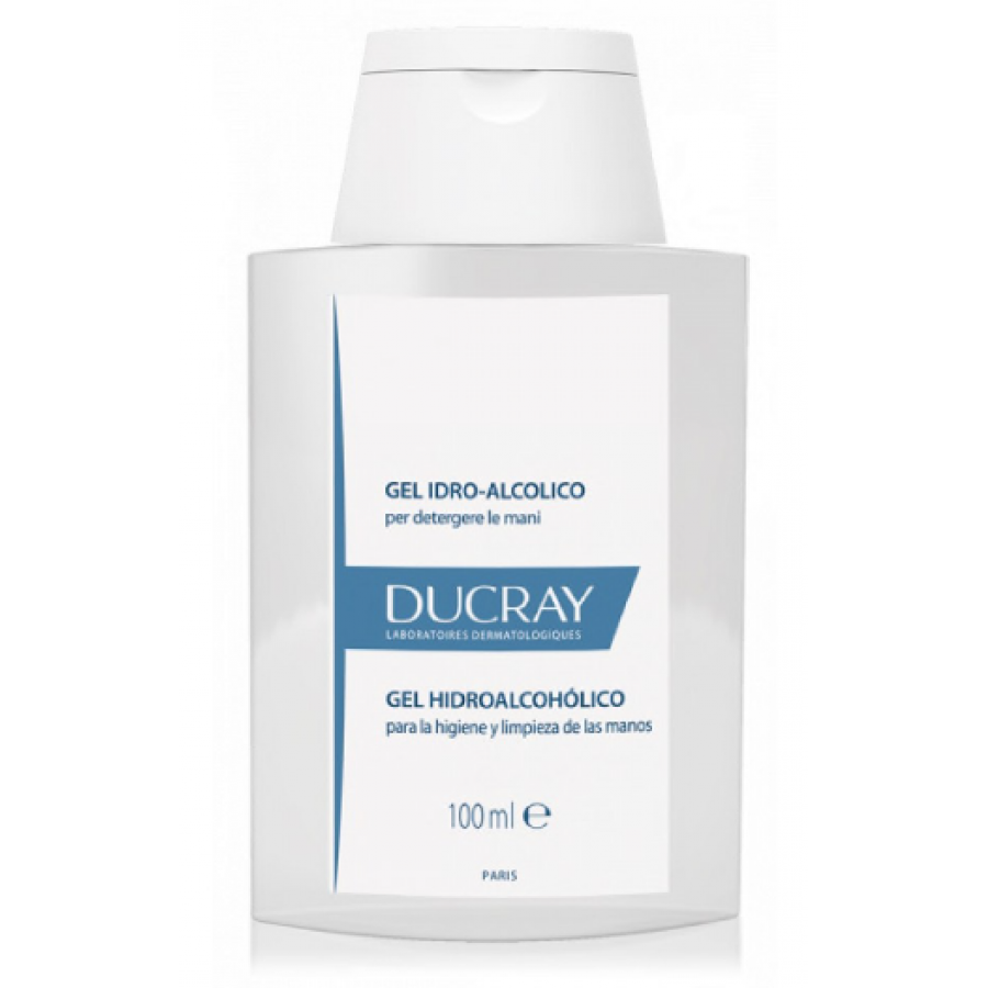 Ducray Gel Idroalcolico 100 ml - Disinfettante per Mani con Alcool Isopropilico