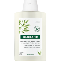 Klorane - Shampoo Latte di Avena 200 ml per Capelli Delicati e Idratati