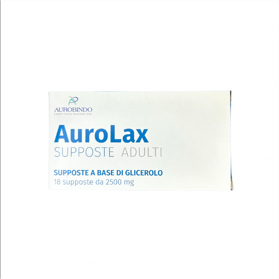 Aurolax Supposte Lassative 18 Supposte - Trattamento Efficace per la Stitichezza