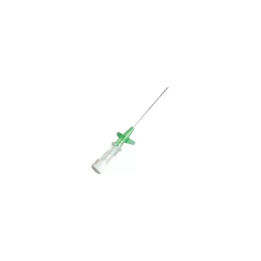 Ago Cannula Farmac Zabban Gauge 22 Poliuretano 2 Vie con Valvola - Dispositivo per Iniezione/Prelievo (Confezione Singola)