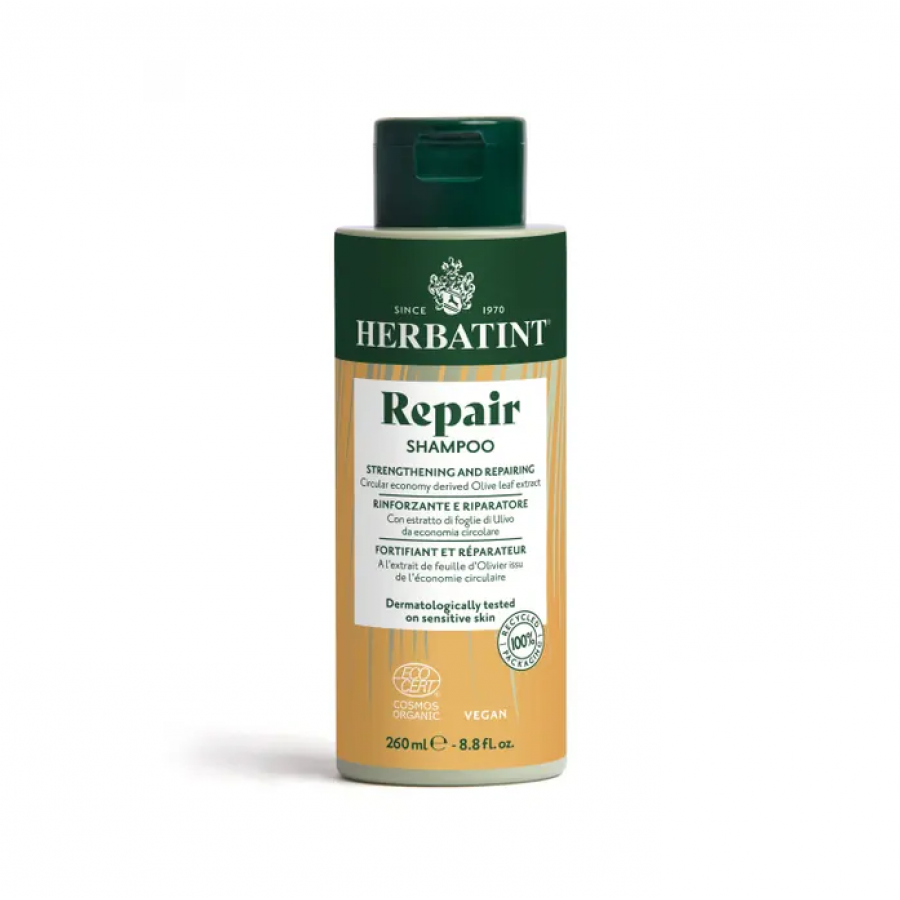 Herbatint Repair Shampoo Riparatore 260ml - Shampoo per Capelli Secchi e Danneggiati