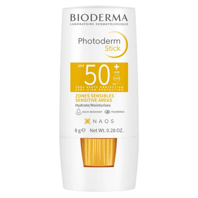 Bioderma Photoderm Stick SPF50+ 8g - Fotoprotezione Idratante per Aree Sensibili